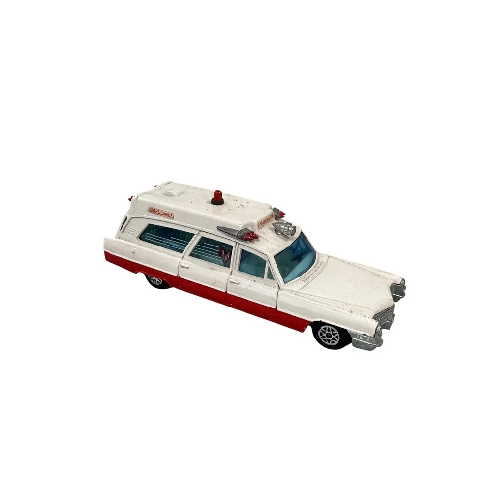 Vintage Dinky Toys Superior Rescuer Cadillac Ambulance Diecast Made in England